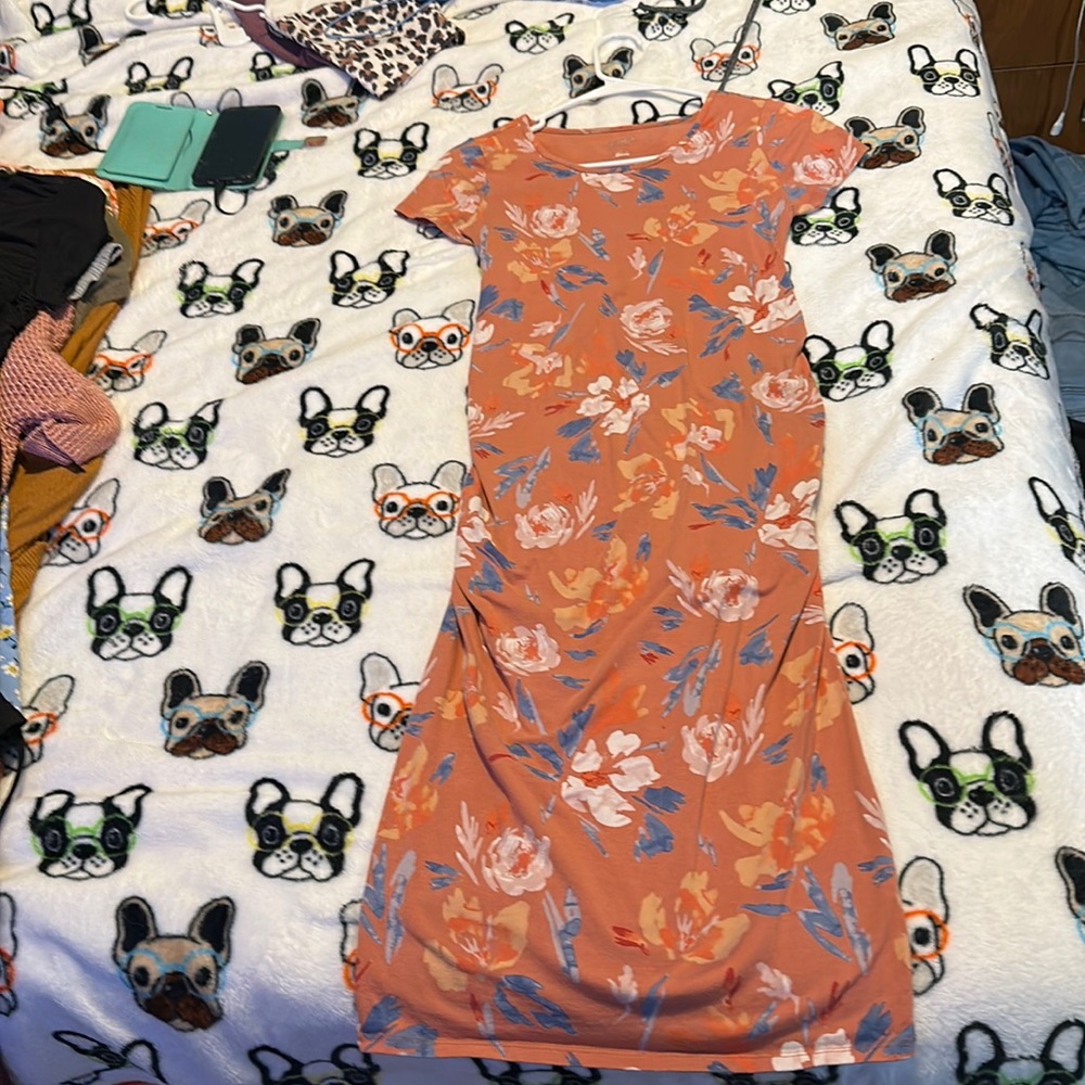 Floral, long size extra, small, Isabel, maternity